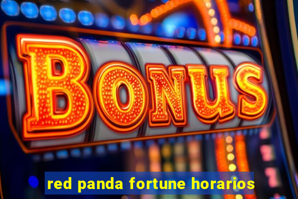 red panda fortune horarios